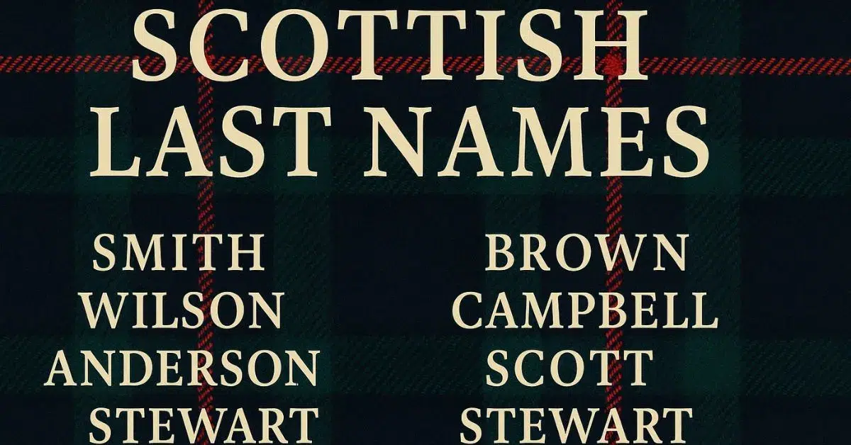 Scottish Last Names