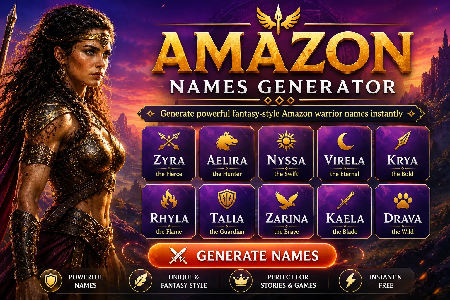 Amazon Names Generator