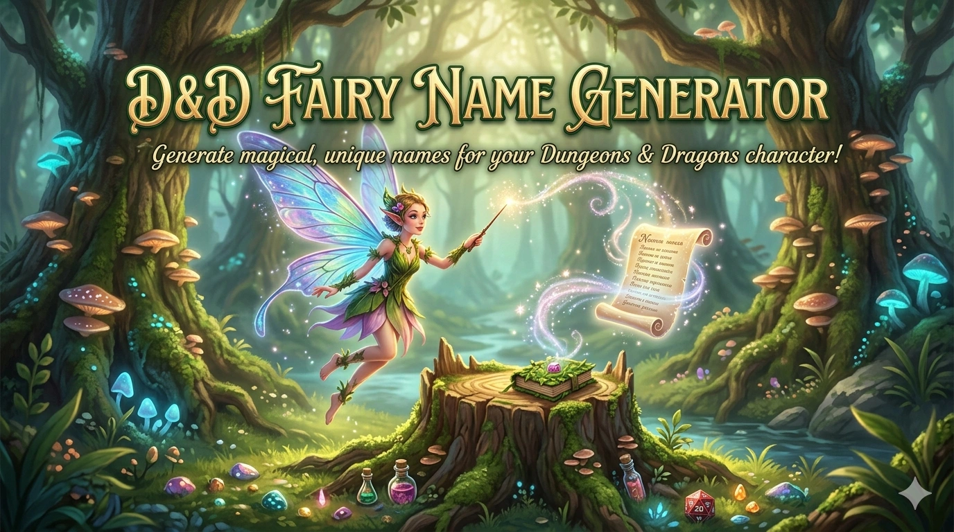 Fairy Name Generator