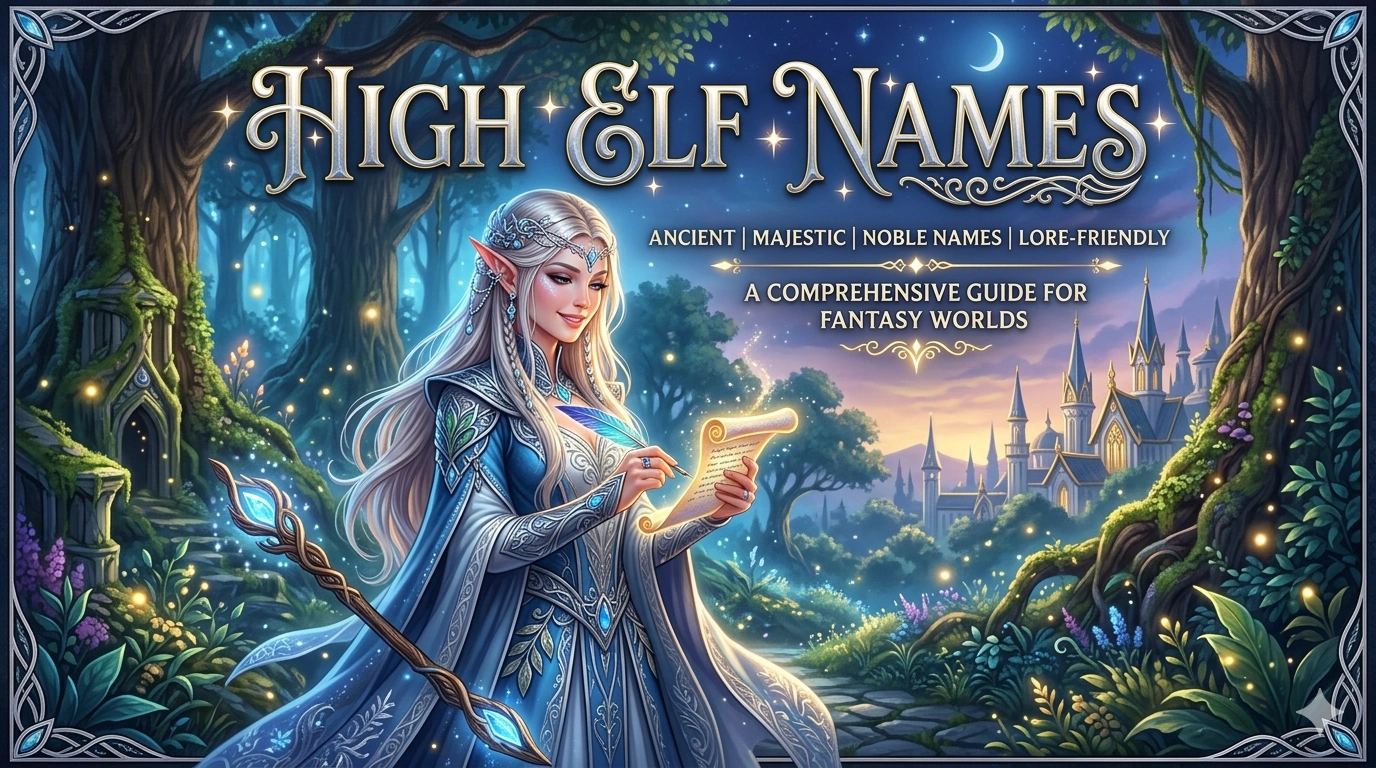 High Elf Name Generator