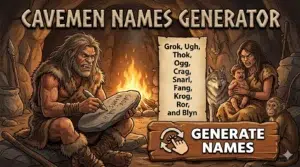 Cavemen Names Generator