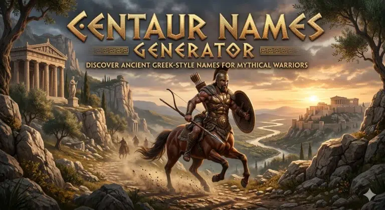 Centaur Names Generator