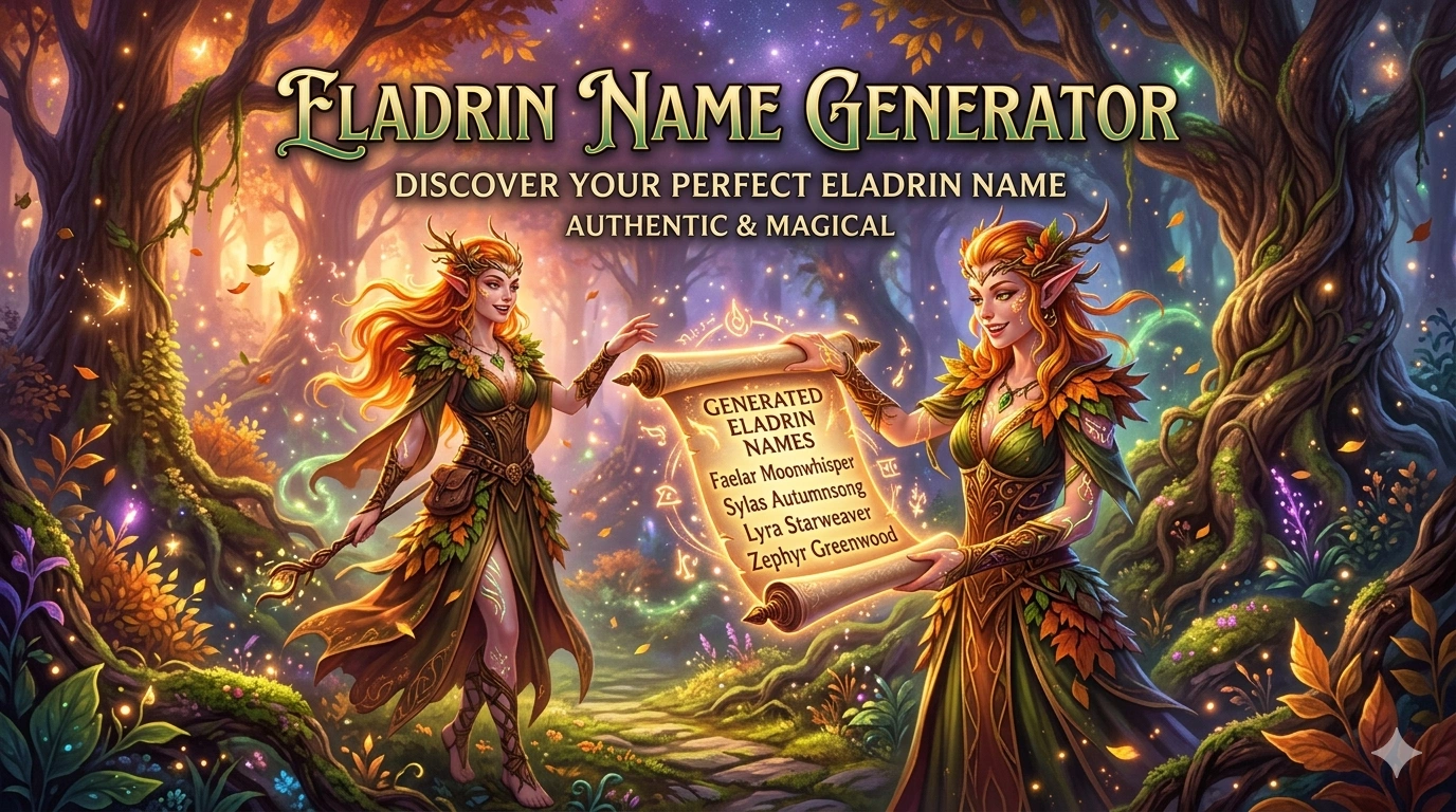Eladrin Name Generator