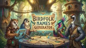 Birdfolk Names Generator