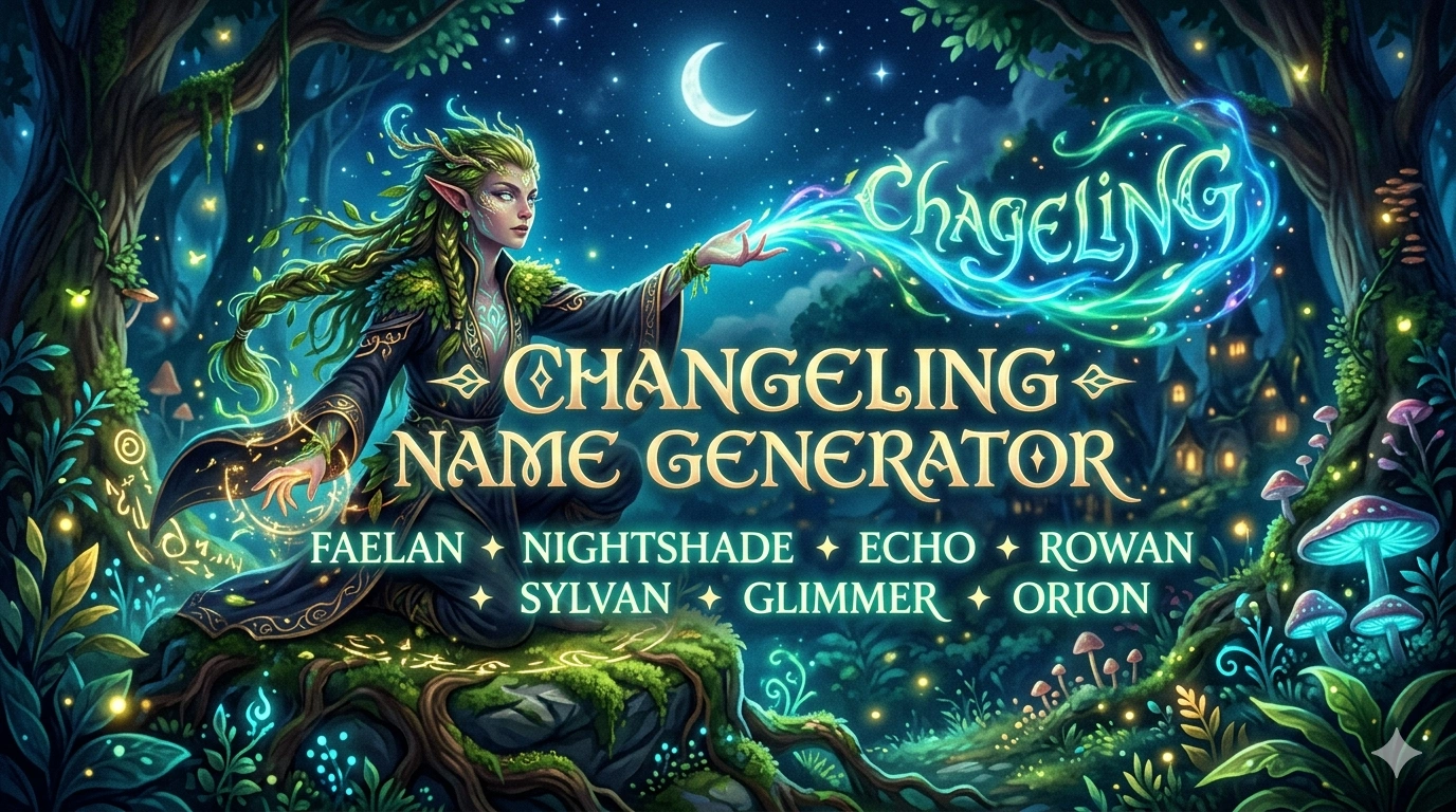 Changeling Name Generator