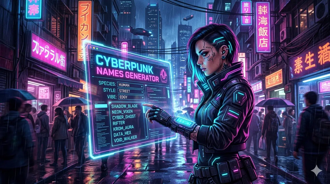 Cyberpunk Names Generator