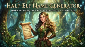 Half Elf Name Generator