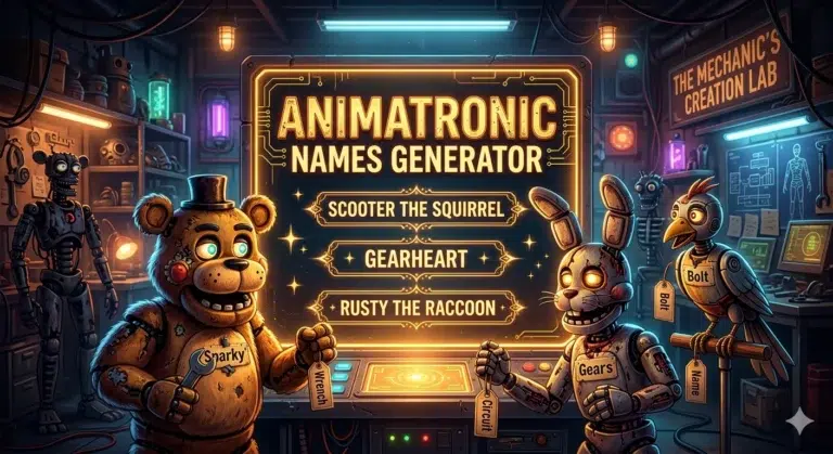Animatronic Names Generator
