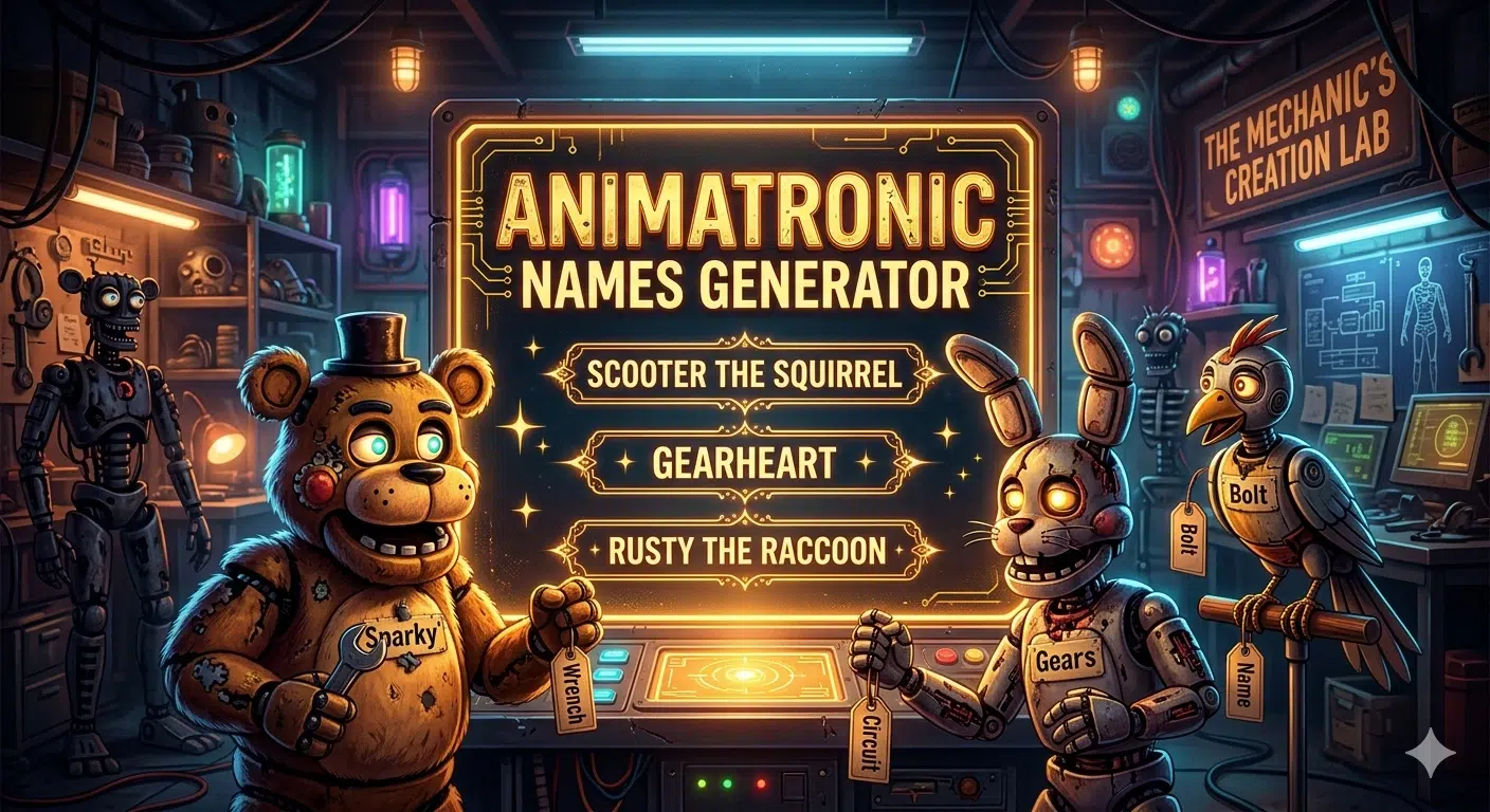 Animatronic Names Generator