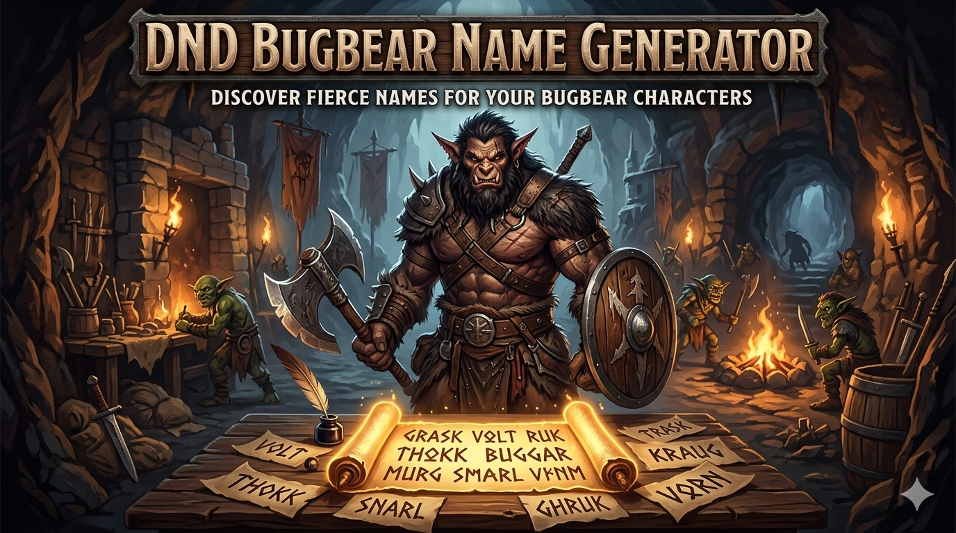 Bugbear Name Generator