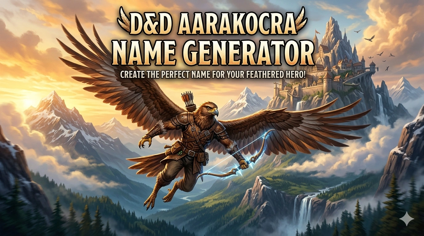 Aarakocra Name Generator