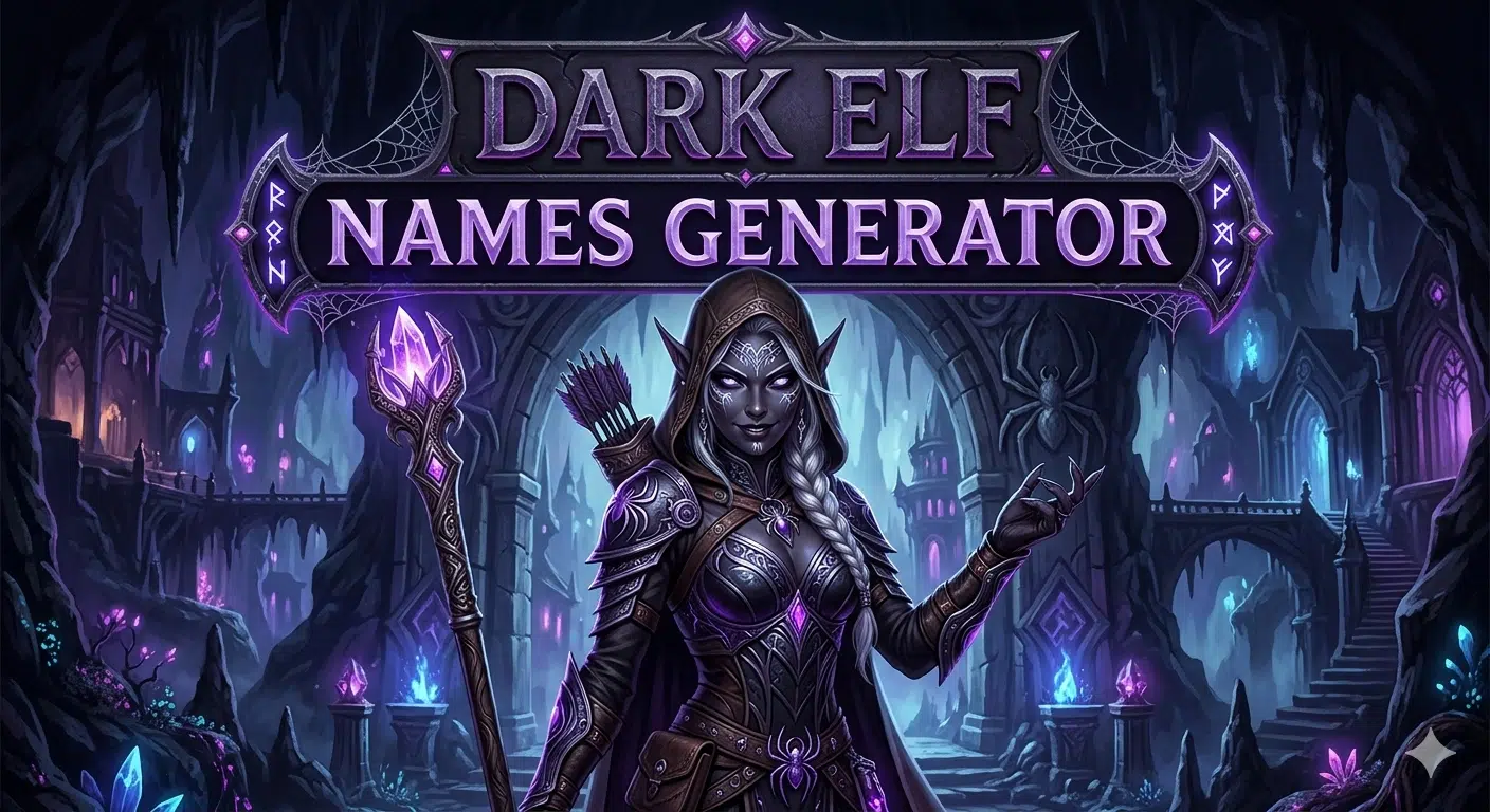 Dark Elf Names Generator