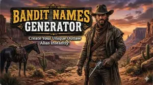 Bandit Names Generator