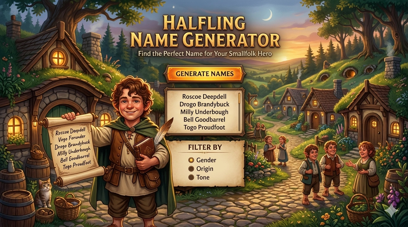 Halfling Name Generator