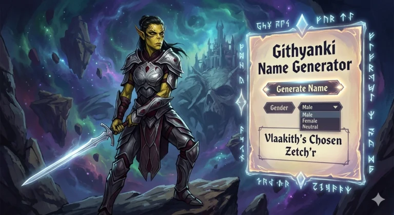 Githyanki Name Generator