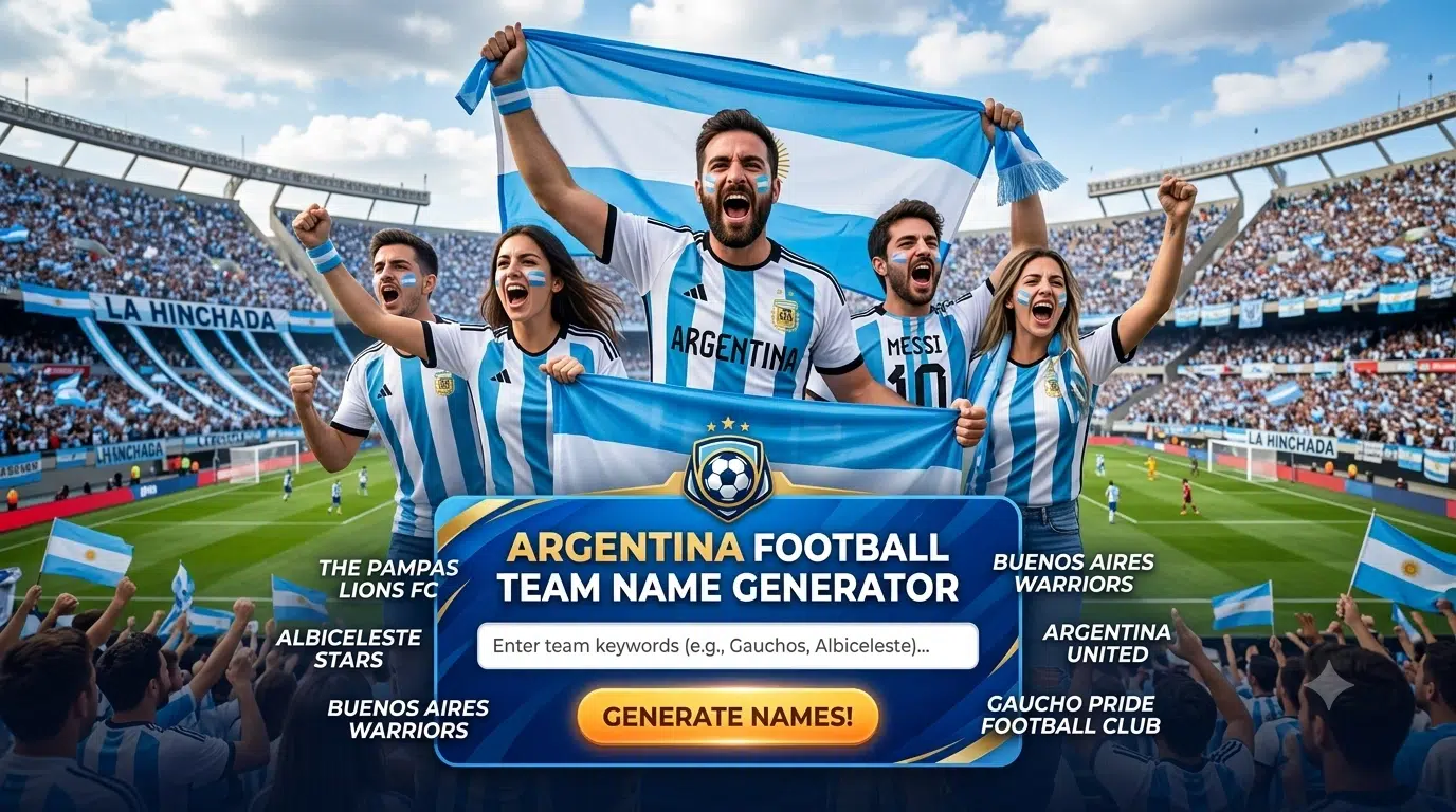Argentina Football Player Name Generator