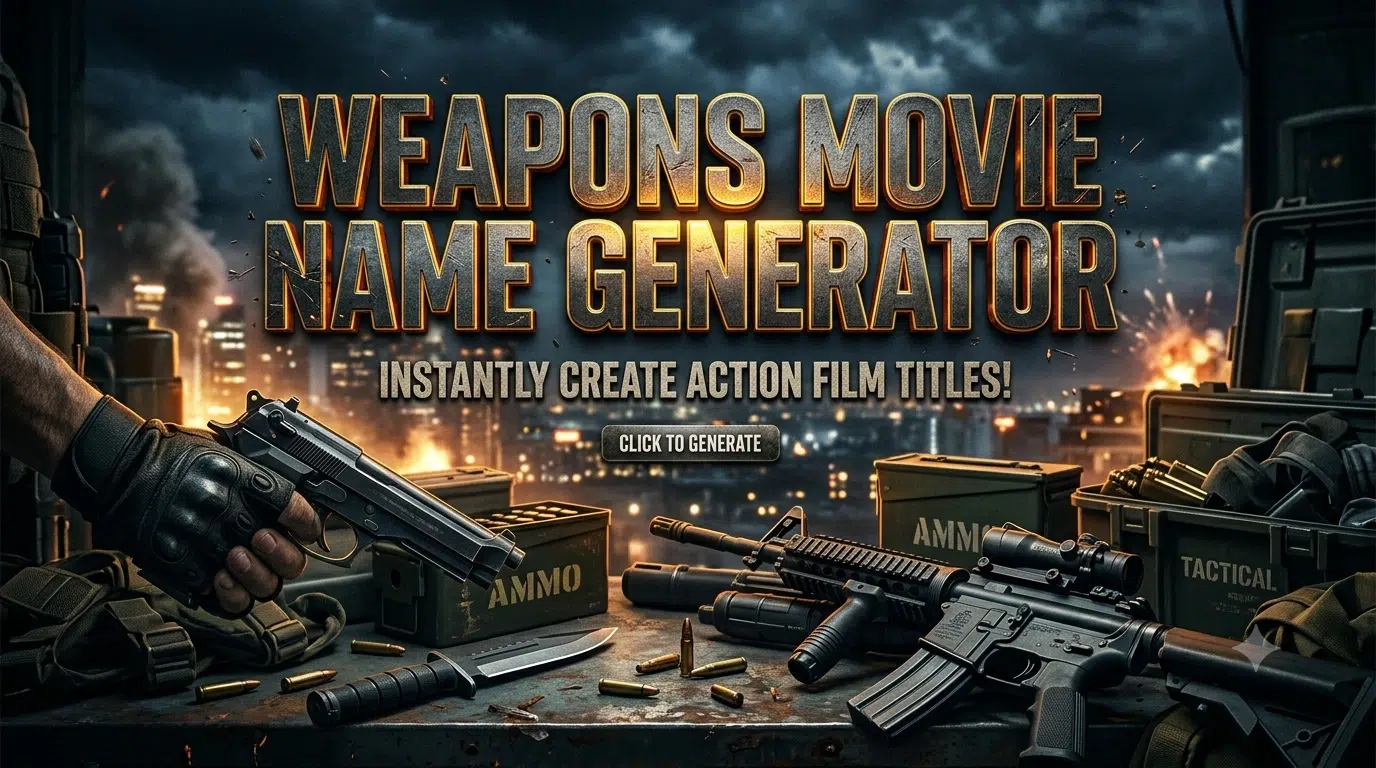 Weapons Movie Name Generator
