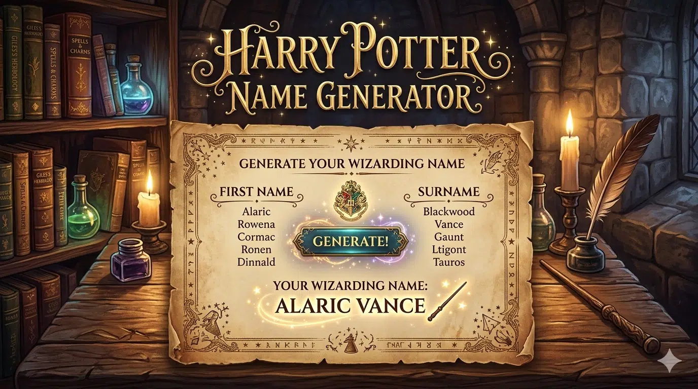 Harry Potter Name Generator