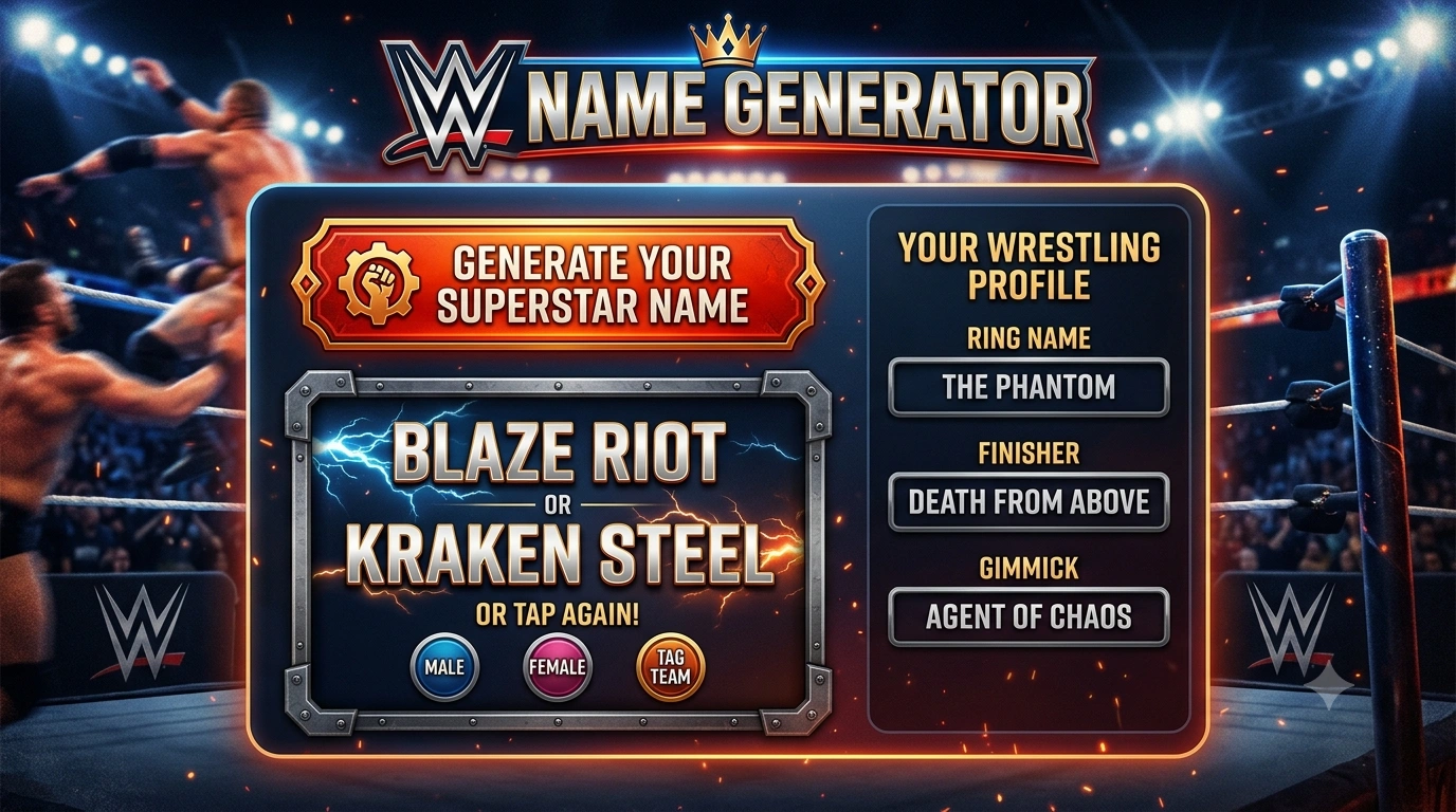 WWE Name Generator