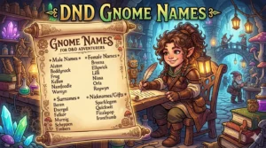 Gnome Names Generator