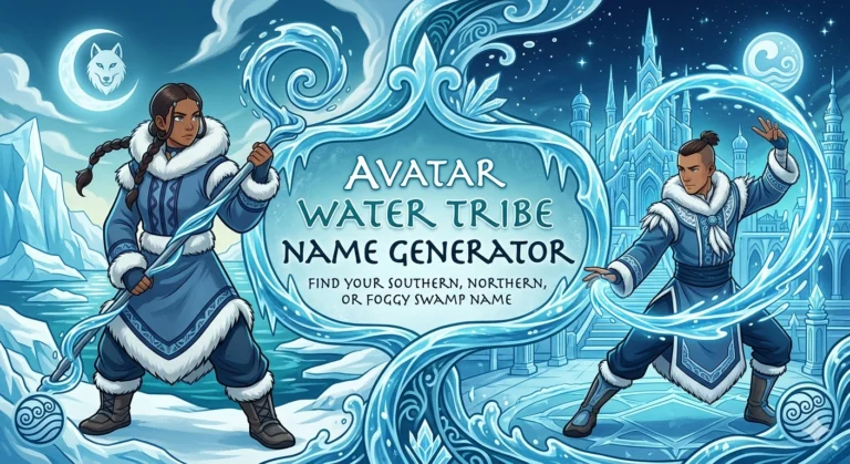 Avatar Water Tribe Name Generator