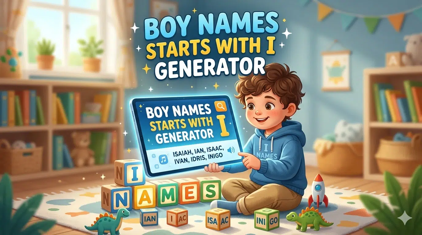 Boy Names Starts With I