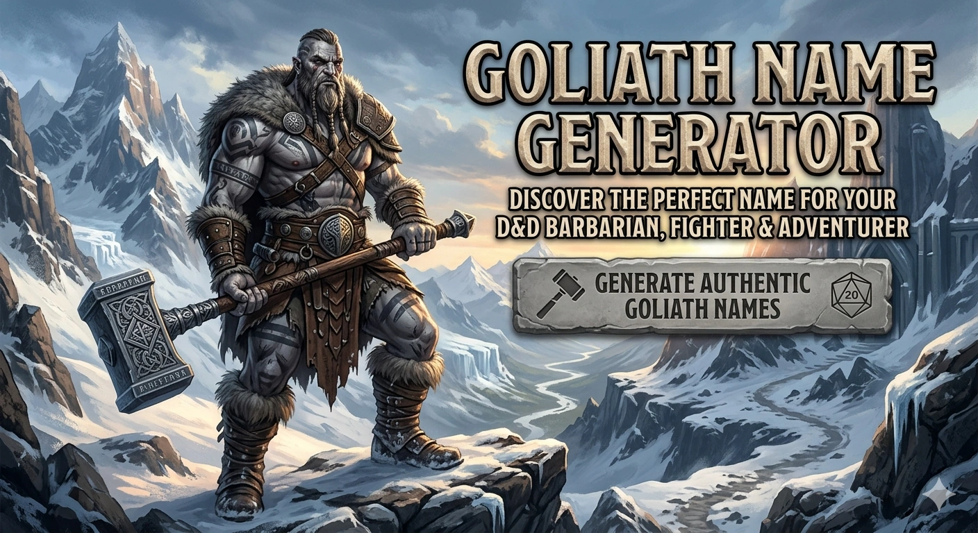 Goliath Name Generator