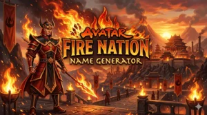 Avatar Fire Nation Name Generator