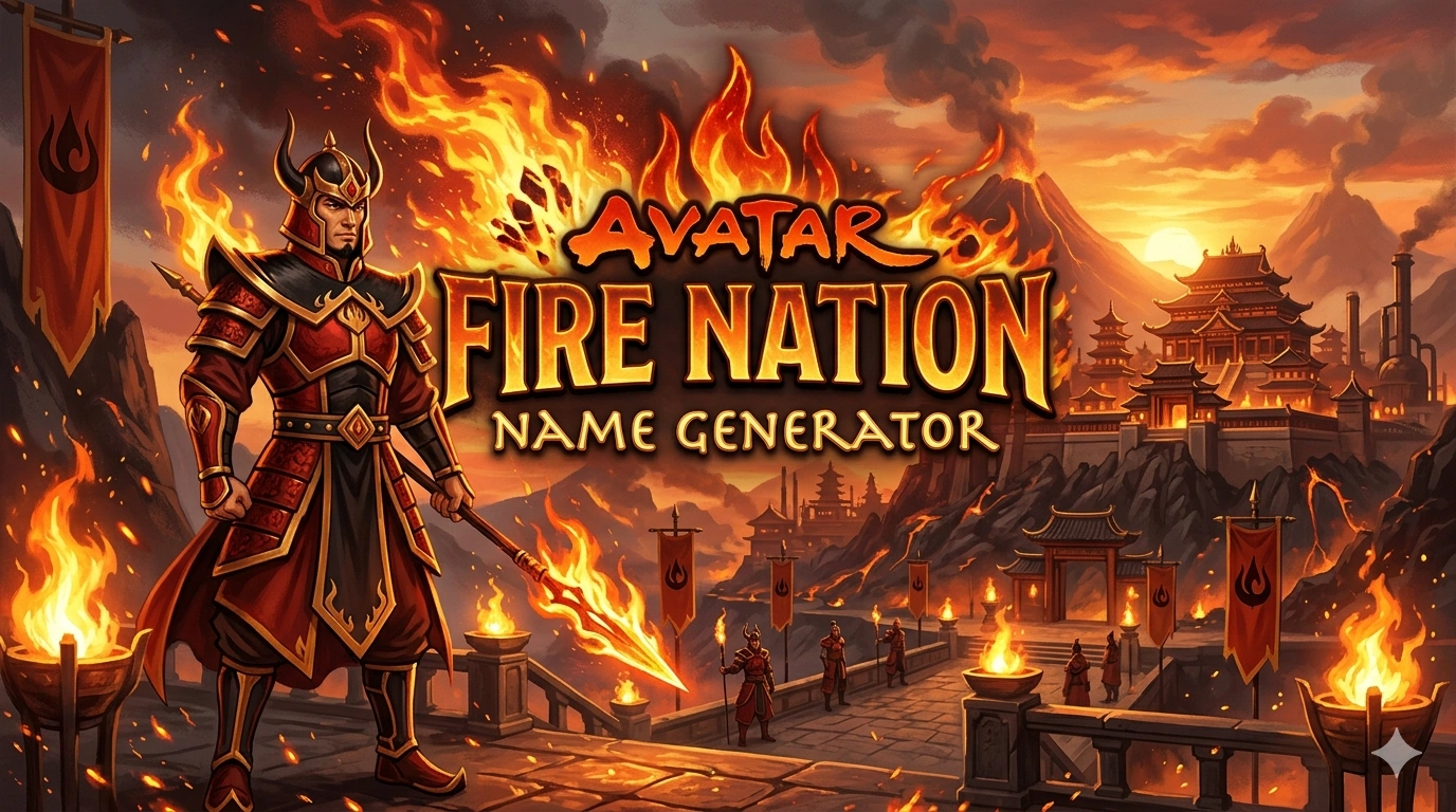 Avatar Fire Nation Name Generator