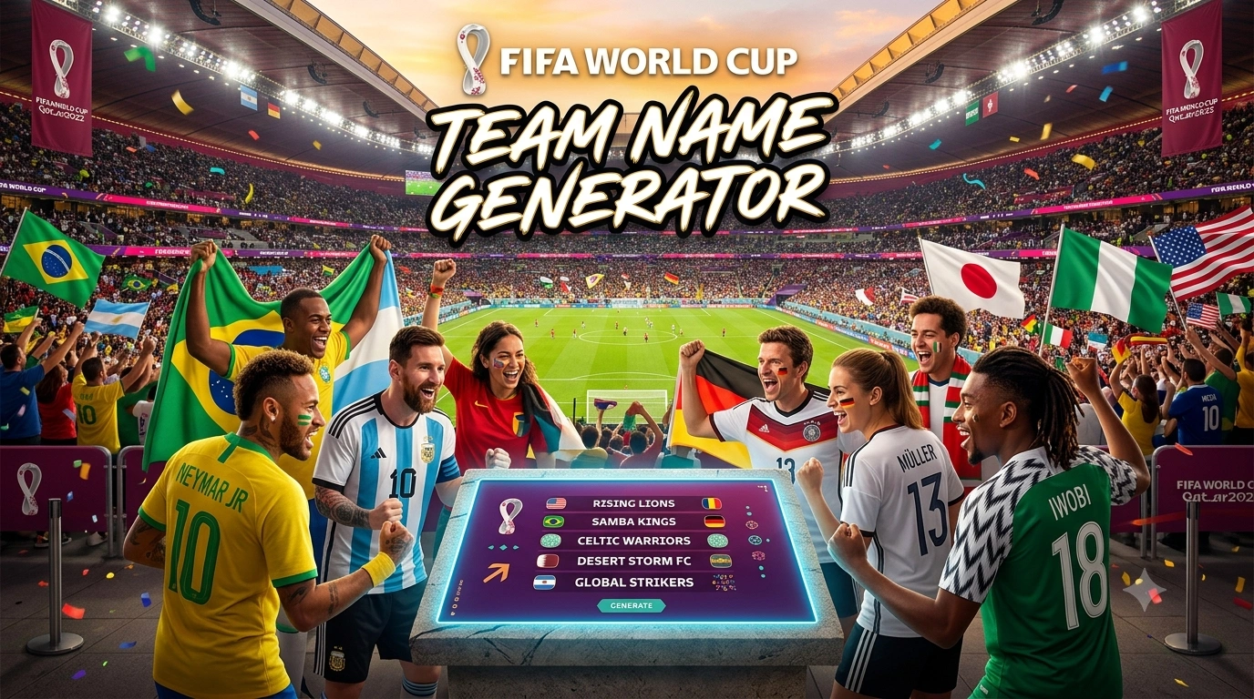 FIFA World Cup Team Name Generator