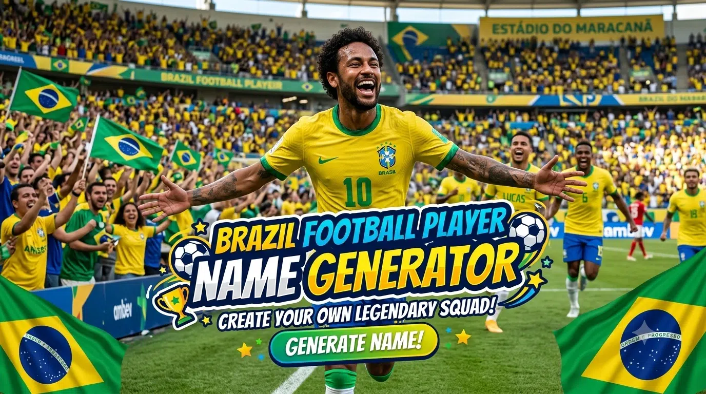Brazil Football Player Name Generator