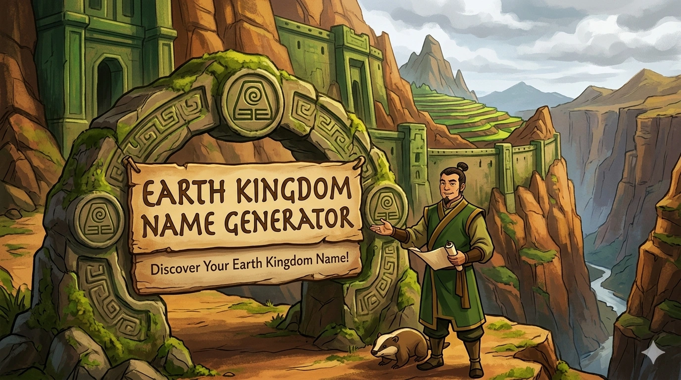 Avatar Earth Kingdom Name Generator