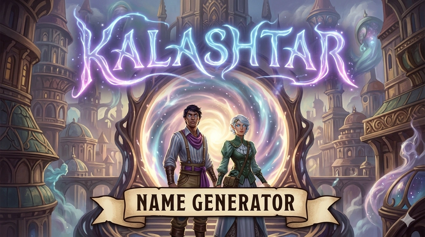 Kalashtar Name Generator