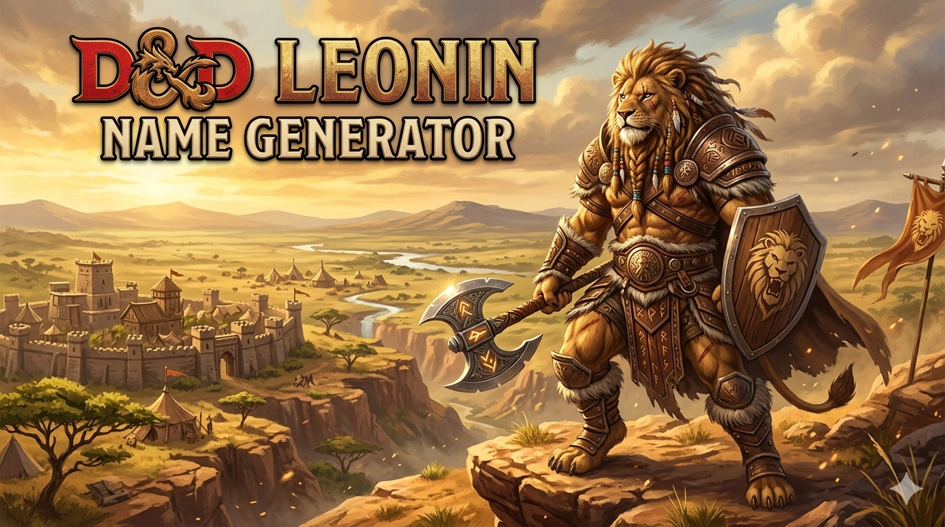 Leonin Name Generator