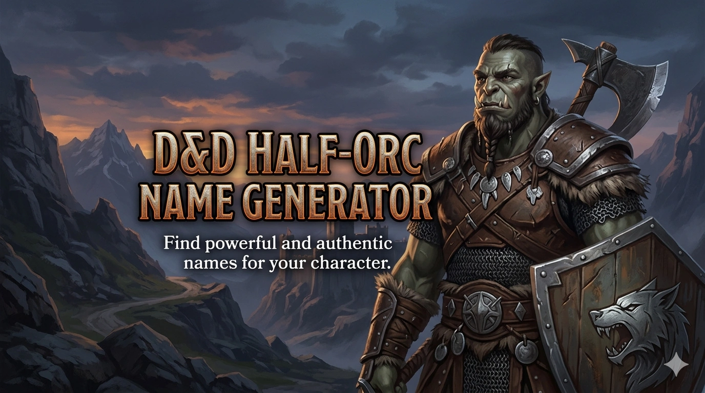 Half Orc Name Generator