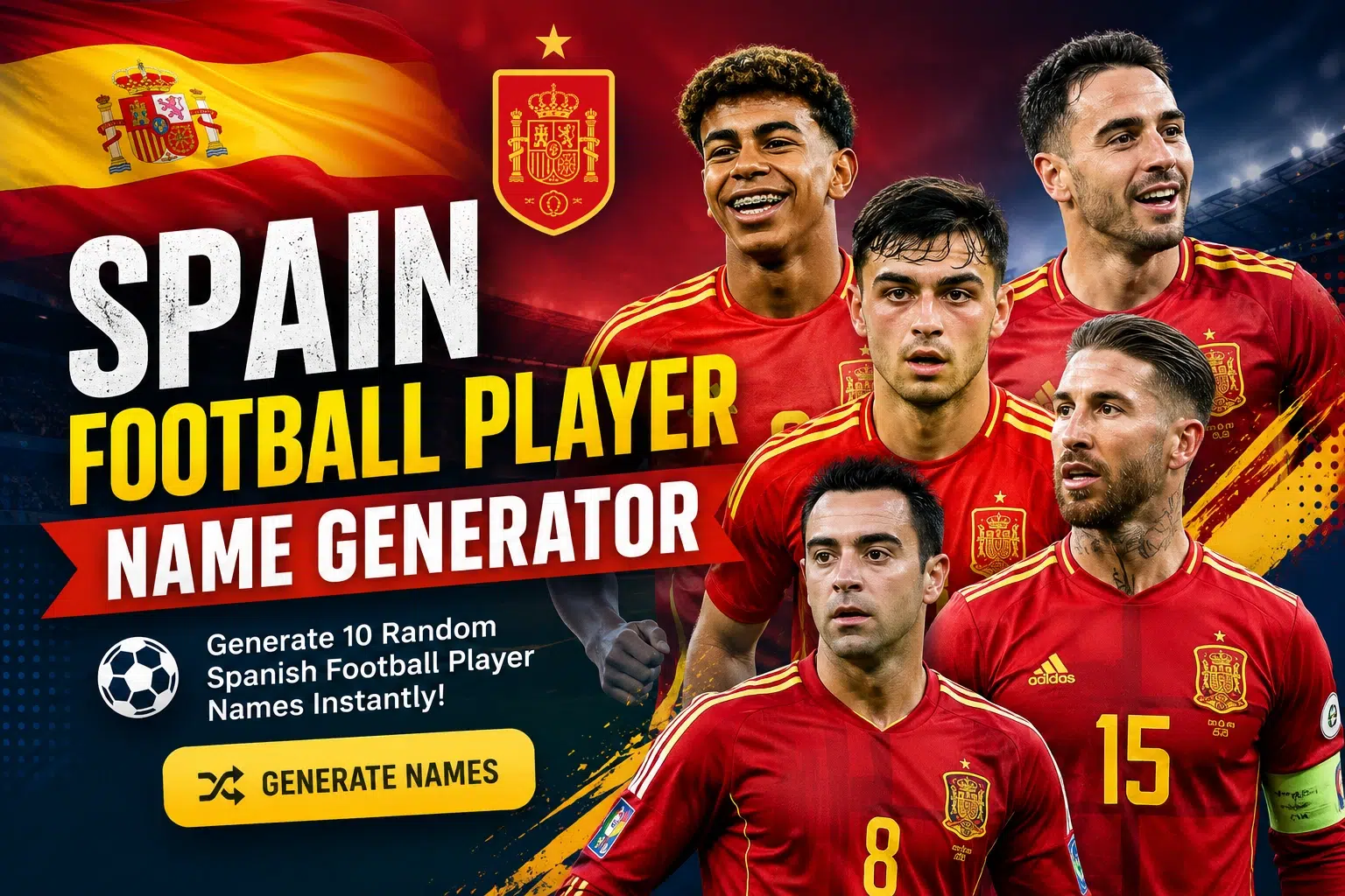 Spain Football Player Names Generator