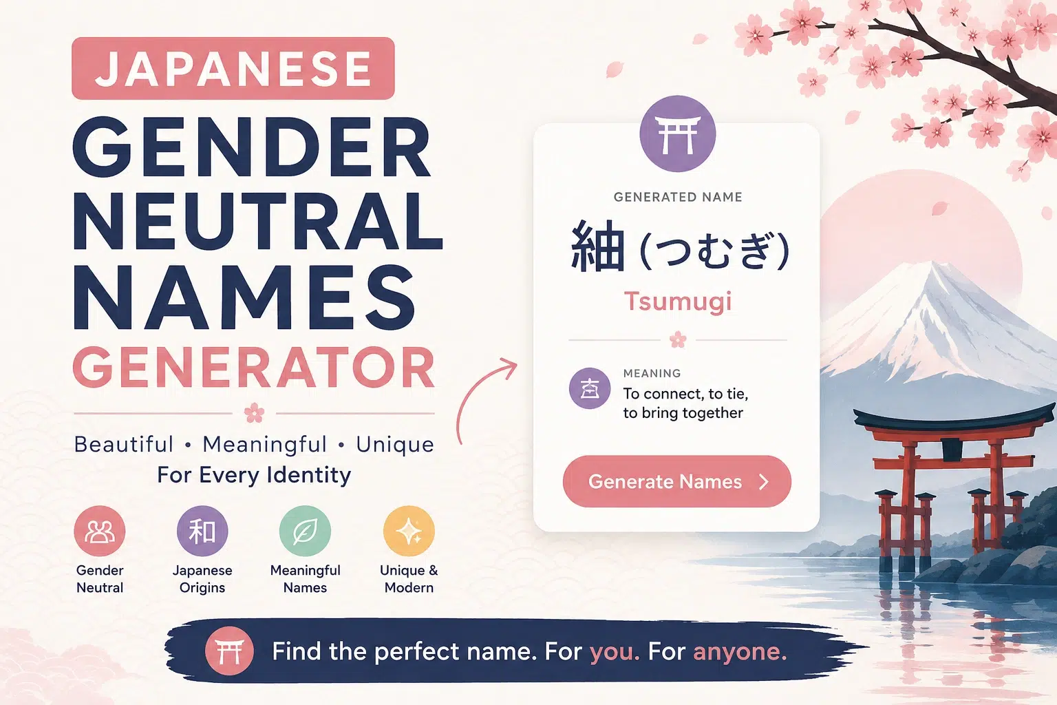 Japanese Gender Neutral Names