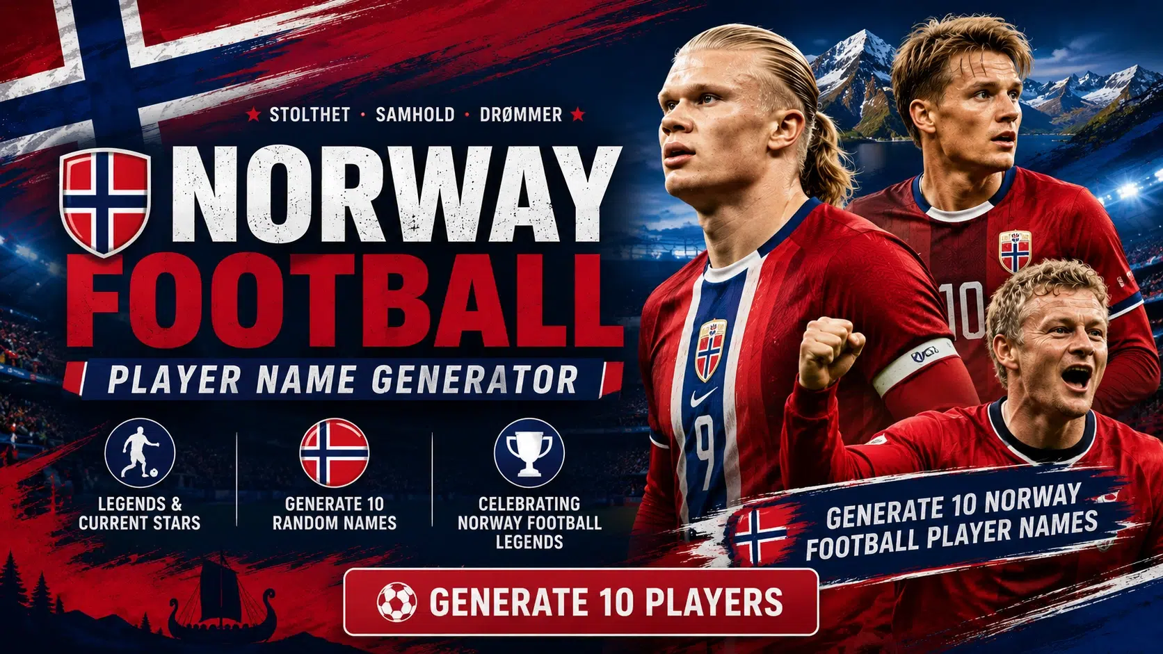 Norway Football Player Name Generator