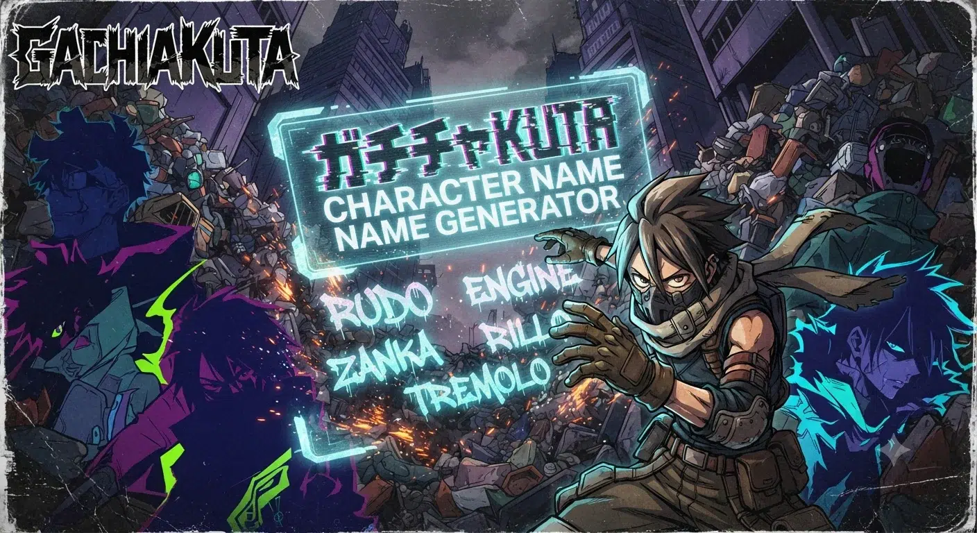 Gachiakuta Characters Names Generator